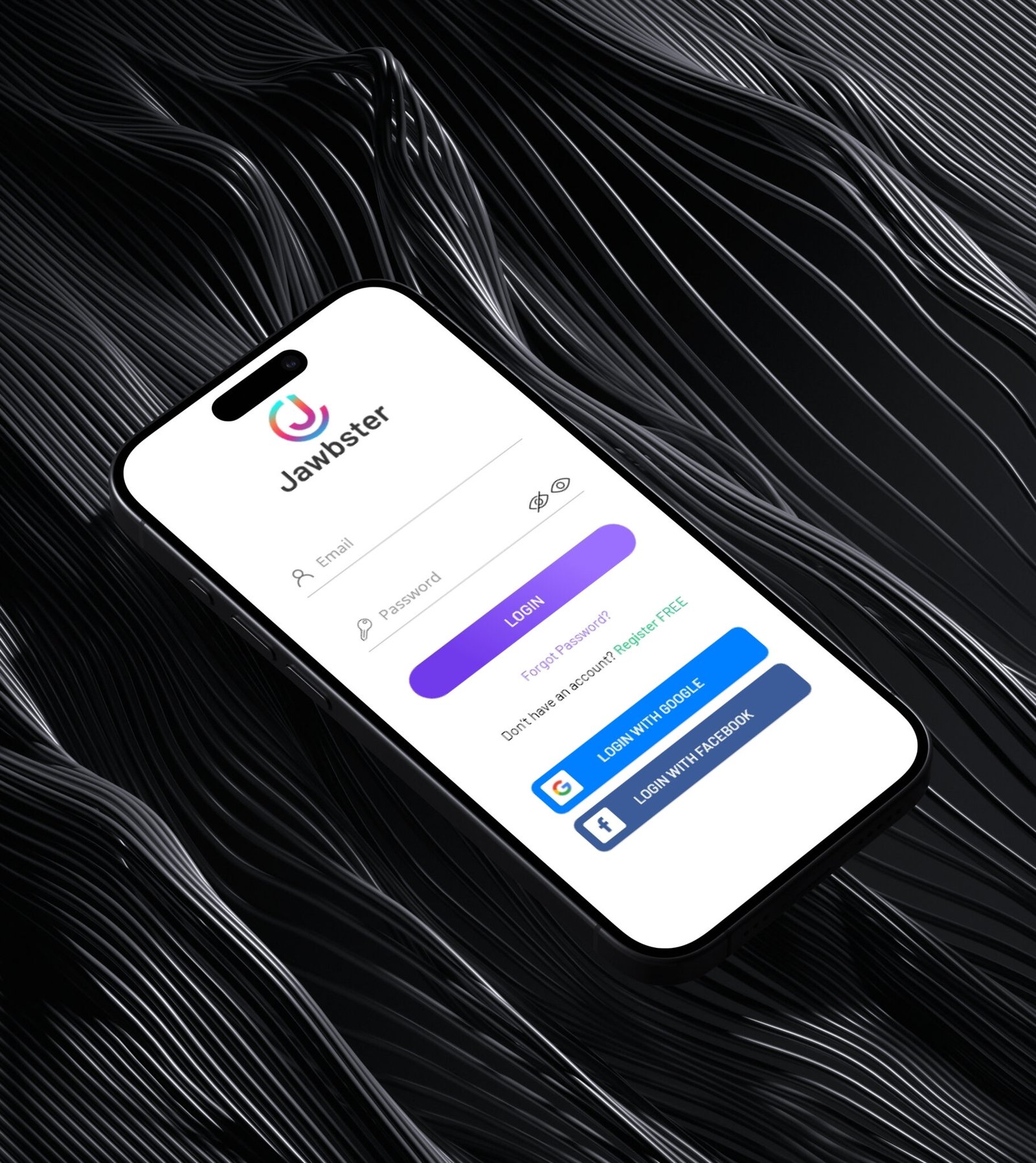 Mobile app UI design project sample