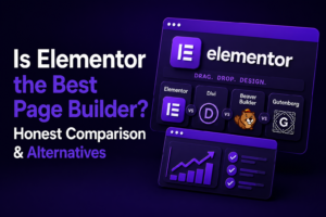 Comparison of Elementor, Gutenberg, Divi, and Bricks Builder for WordPress website design